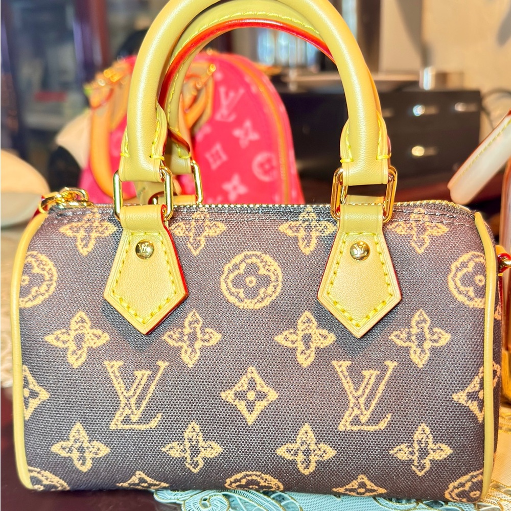 NIB Louis Vuitton 130 year Anniversary Monogram Brown Nano Speedy - Picture 8 of 10